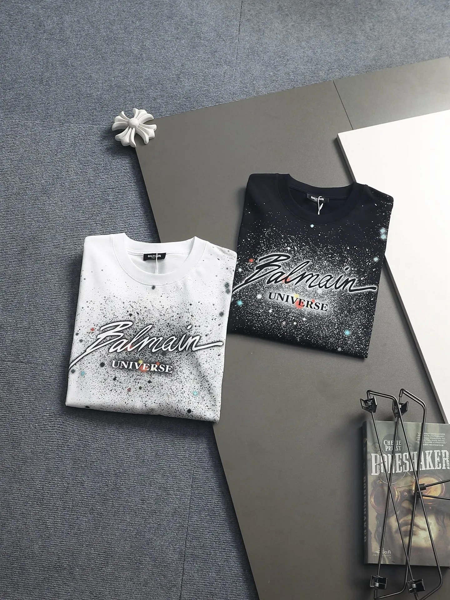 BALMAN Logo ， Same Style 260 Versatile : White Black Size：XS~L